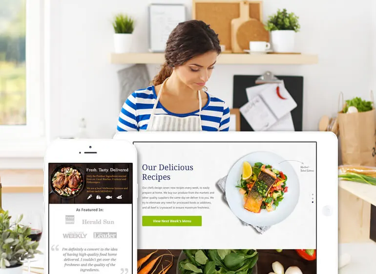 Mobile App & Responsive Website