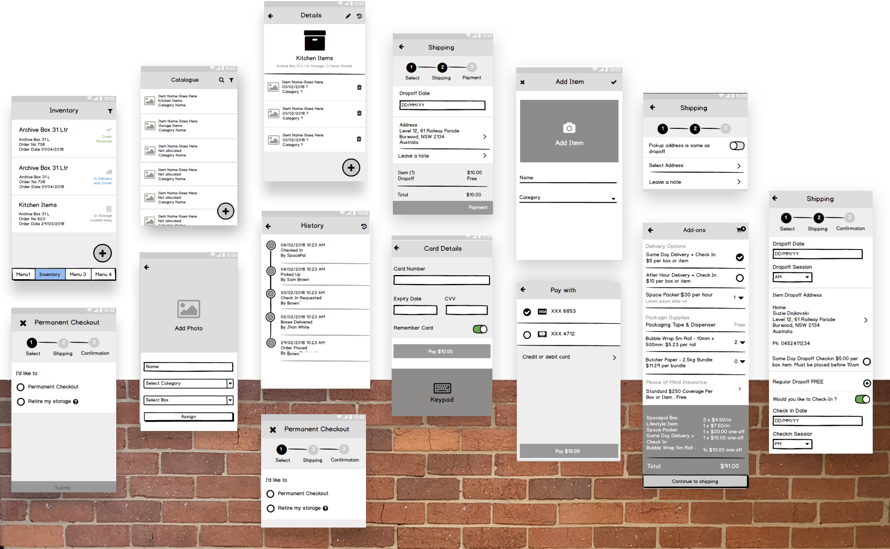 UX Wireframe